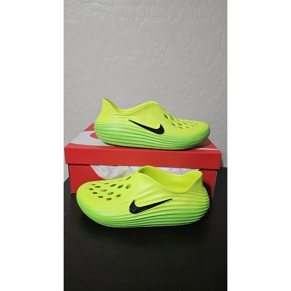 New Nike Raect Rejuven8 Green Volt Size 12 - Picture 1 of 5